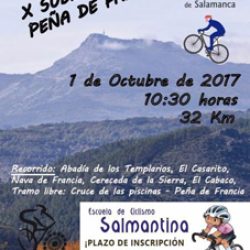 X SUBIDA BTT A LA PEÑA DE FRANCIA