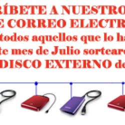 ULTIMOS DIAS PARA PARTICIPAR EN EL CONCURSO EN EL QUE EL PREMIO ES UN DISCO EXTERNO DE 2 Tb.