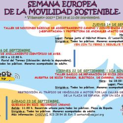 VILLAMAYOR SE UNE A LA SEMANA EUROPEA DE LA MOVILIDAD SOSTENIBLE 2017