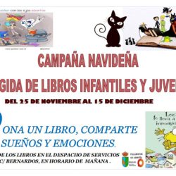 CAMPAÑA NAVIDEÑA: «DONA UN LIBRO , COMPARTE SUEÑOS E ILUSIONES»