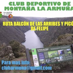 NUEVA RUTA SENDERISTA CON EL CLUB DEPORTIVO DE MONTAÑA LA ARMUÑA