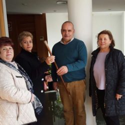 FIESTA DE LAS AGUEDAS: UNA REPRESENTACIÓN DE MUJERES TOMA EL BASTÓN DE MANDO