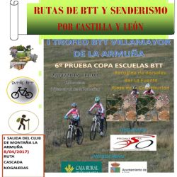 I TROFEO BTT 2/04/2017  Y I RUTA  DE SENDERISMO 8/04/2017  VILLAMAYOR DE LA ARMUÑA