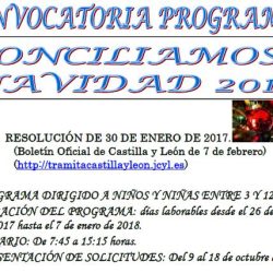 PROGRAMA «CONCILIAMOS NAVIDAD 2017»