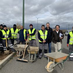 El A.F.E. (Acción de Formación en Alternancia con el Empleo) “Conservación de Viales en Villamayor”, comienza a ejecutar las primeras mejoras