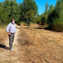 El recuperado paseo fluvial de Villamayor